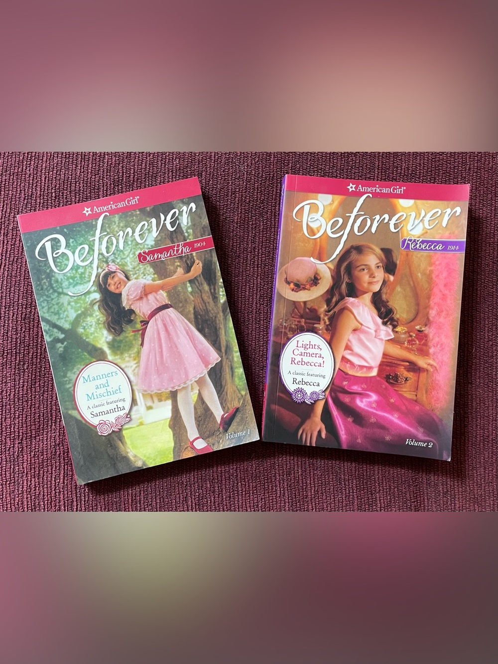 American Girl Beforever Samantha & Rebecca Girls' Book Set of 2